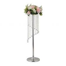 Lanlong 27 5 Tall Wedding Table Centerpiece Candle Holder Candlestick Road Lead Flower Stand Wedding Home Christmas Decoration Christmas Decor Decorations For Living Room Silver 35 4 Walmart Com Walmart Com