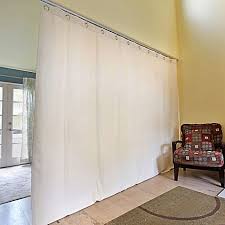 Nicetown room divider curtain screen partitions, thermal insulated blackout door. Roomdividersnow Ceiling Track Room Divider Kit B With 9 Foot Tall Curtain Panel B Bed Bath Beyond Room Divider Room Divider Curtain Tall Curtains