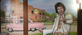 Memphis is well known for its cultural contributions to the identity of the american south. Elvis Mural At Best Western Sun Studio Elvis Shot Art Interior Murals Design Memphis Tn By Bill Turri