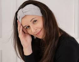 Black Hand Knitted Soft Merino Headband, Warm Natural Wool Turban Fall  Headwrap, Minimalist Head Accessory