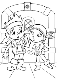 This awesome book comes with so many. Jake And Izzy In Arguing Coloring Page Kids Play Color Pirate Coloring Pages Halloween Coloring Pages Disney Coloring Pages