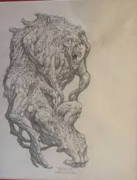 No 3d manipulation is required. Bernie Wrightson Monster Sketch In Keith Becker S Keith S Art Collection Comic Art Gallery Room