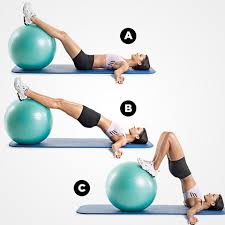 8 Swiss And Medicine Ball Moves You Should Be Doing Workout Leg Curl Ball Exercises