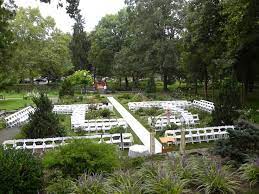 A Wedding Ceremony Set For 175 In The Perennial Garden At The Reading Public Museum Readingareabrides Wedd Outdoor Ceremony Arboretum Perennial Garden