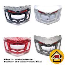 Jual Cover Lampu Belakang Yamaha N Max Tutup Pelindung Mika Lampu Rem Cover List Ducktail Plus Lampu Led Aksesoris Variasi Modifikasi Motor Yamaha Nmax Di Lapak Anakmuda Store Bukalapak