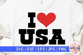 Download 1 I Love Usa Svg Designs Graphics PSD Mockup Templates
