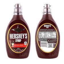 Hershey's special dark chocolate syrup