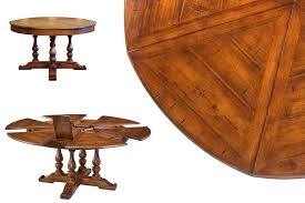 Round To Round Solid Walnut Jupe Dining Table With Hidden Leaves 70 Inch Round Dining Table With Leaf Round Dining Room Table Walnut Dining Table
