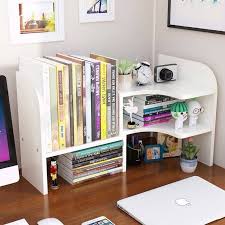 • bookcase modular rustic torched wood organizer display your books, collectibles or media. Simple Desk Bookshelf Children Small Shelf Home Desktop Bookcase Office Storage Shopee Malaysia