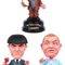 Three Stooges Talking Bobblehead Set Of 3 by Beeline Creative. $52.99.  Bobblehead speaks 9 different phrases from the classic films. 1x Curly. 1x  Larry. 1x Moe. 7 inch scale bobbleheads. Set of 3 includes: High quality  construction Officially licensed Great ...
