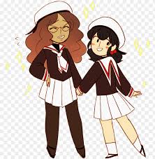 The top layer of her suit, akin to an overcoat, is orange with a white front, a bl. Tales Of Ladybug And Cat Noir Alya And Marinette Miraculous Ladybug Marinette X Alya Png Image With Transparent Background Toppng