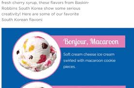 Submitted 2 months ago by tvshowloverx. á´®á´±soo Choi On Twitter Macron Is Not Ice Cream But Bonjour Macaron Is One Of The Icecream Of Baskin Robbins Korea Https T Co 7qqx3asais