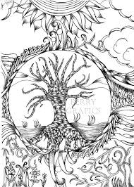 Tree Of Life Coloring Page Coloring Pages Tree Of Life Color