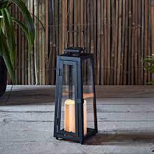 Petaluma black large metal lantern, $99.95, crateandbarrel.com. 19 Best Garden Lanterns Outdoor Lanterns Candle Lanterns Solar