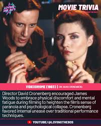 Movie Trivia: Videodrome (1983) 🎥 #MovieTrivia #Videodrome  #DavidCronenberg #CultClassics