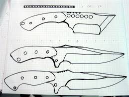 How I Design My Knives Knife Patterns Knife Template Knife Drawing