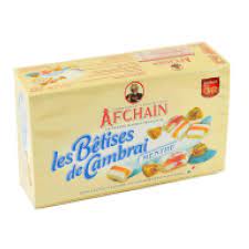 Faire tremper la feuille de gélatine dans de l'eau froide. Coffret Betises De Cambrai Menthe Comptoir Des Flandres