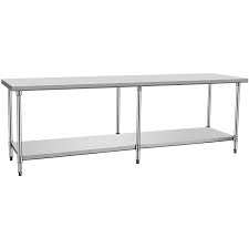The sportsman series stainless steel adjustable the sportsman series stainless steel adjustable height rolling work table with locking casters is a durable and portable workstation for use in the home or commercial kitchen, garage, shop, retail space, or basement. Cosbao Industrial Kitchen Table Stainless Steel Factory Work Table With Undershelf Buy Industrial Kitchen Table Factory Work Table Table Stainless Steel Product On Alibaba Com