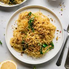 It is the shape of spaghetti but about a third its width. Angel Hair Noodles With Arugula And Pistachio The Live In Kitchen