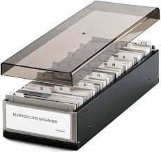 Free delivery on your first order of items shipped by amazon. Buy Maxgear Business Card Holder For Desk Business Card Organizer Business Card Case Credit Card Holder File Index Card Box Storage Capacity 800 Cards 3 5 X 2 2 A Z Tabs Metal Structure Black