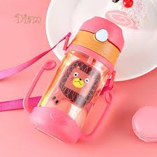 Buy B Bear Baby Product 400ml Cartoon Portableleak Proof Straw Water Bottle Sippy Cup With Lanyard At Affordable Prices Free Shipping Real Reviews With Photos Joom