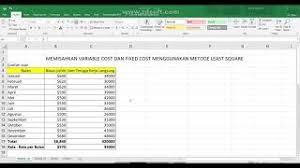 Siapakah pengguna system informasi akuntansi manajemen ? Kelompok 1 Tugas 1 Akuntansi Biaya Memisahkan Biaya Variabel Biaya Tetap Dgn Metode Least Square Youtube