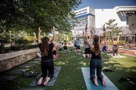 See what shannon chestnut (chesty0522) has discovered on pinterest, the world's biggest collection of ideas. Outdoor Yoga Class Shoe Drive The Street Chestnut Hill