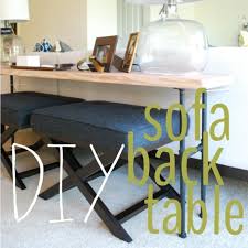Diy Industrial Sofa Back Table Diy Sofa Table Diy Sofa Decor