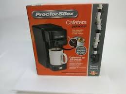 While we aim to provide accurate product information, it is provided by manufacturers, suppliers and others, and has not been verified by us. Proctor Silex Single Serve Coffeemaker Model 49961 Ebay
