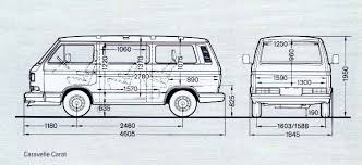 Vanagon Dimensions Volkswagen Type 3 Vw Westfalia Vw Syncro