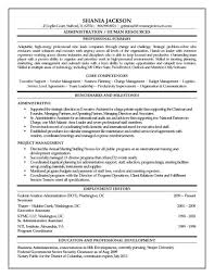 hr administrator resume