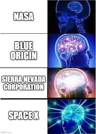 Blue origin's training program, according to the company, includes safety briefings, a simulation of the blue origin's next flight would likely be at the end of september or early october, said chief. Space Memes Imgflip