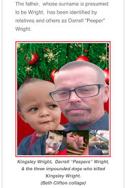 Three Year Old Kingsley Wright Stayed with Dad for the FIRST time Killed by  his Pitbulls!