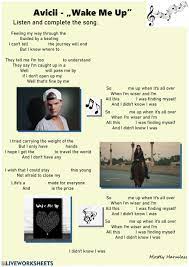 This is avicii wake me up (official video) by douglas branco on vimeo, the home for high quality videos and the people who love them. Avicii Wake Me Up Worksheet