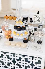 Host A Kids Halloween Party With Endless Tricks And Treats Fashionable Hostess Halloween Dessert Table Halloween Party Kids Halloween Party Desserts