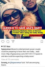 Because like the queen b* always says, hae duma, rea tsamaya Bonang Responds To Reports She S Having Aka S Baby