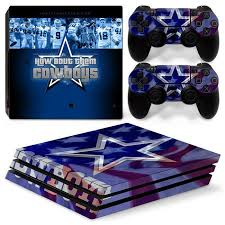 Nfl Dallas Cowboys Football Super Bowl Skin Sticker For Playstation 4 Pro Ps4 Ps4 Gaming Video Ps4 Pro Console Dualshock Ps4 Pro