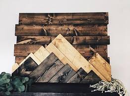3d Mountain Reclaimed Wood Wall Art Wood Wall Art Diy Mountain Wood Art Reclaimed Wood Wall Art