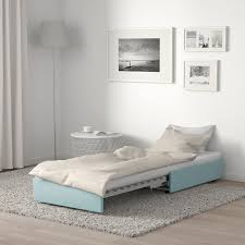 Vallentuna Hillared Light Blue Sofa Bed Module Ikea In 2020 Vallentuna Modular Sectional Sofa Ikea
