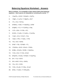 Libgen is a unique concept in the category of ebooks, as this russia based website is actually a search engine that helps you download books and articles related to science. Balancing Equations Worksheet Ans Keys