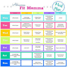 Adrianna Fit Momma Busy Mom Easy Meal Plan Busy Mom Meal Planning Moms Meal Plan Busy Mom Recipes