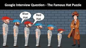 3 Google Interview Riddles Interview Puzzles Hard Puzzles Prisoner Hat Puzzle Problem Youtube