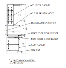 Technical Drawing Autocad Kitchen Cabinetry Section Drawing Furniture Kitchen Drawing Kitchen Cabinetry