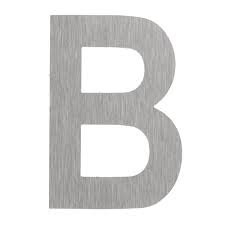 Literele y mic de mana si y mare de mana copyright planse Litera Casa B Pentru Poarta Usa Autoadeziva Inox 50 Mm Argintie