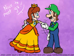 Nice to Meet Ya!” Luigi x Daisy Fanart | The Mustard Seed Life