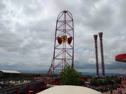 Roller coaster amusement park (location) opened; Red Force Looks Amazing When You Re In Ferrari Land Itself Rollercoasters