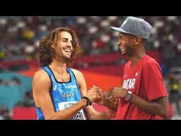 Assured that they could, tamberi and barshim embraced, their bromance on. Utkzneosyjqqmm