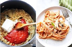 15 Delicious Pastas With No Meat A can or two of good tomatoes, a lot of garlic, and a bit of fresh herbs, simmered get the recipe: 15 delicious pastas with no meat