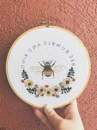 Reddit Die Titelseite Des Internets Embroidery Inspiration Bee Embroidery Hat Embroidery Machine