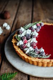 Cranberry Curd Shortbread Tart Tart Recipes Desserts Dessert Recipes